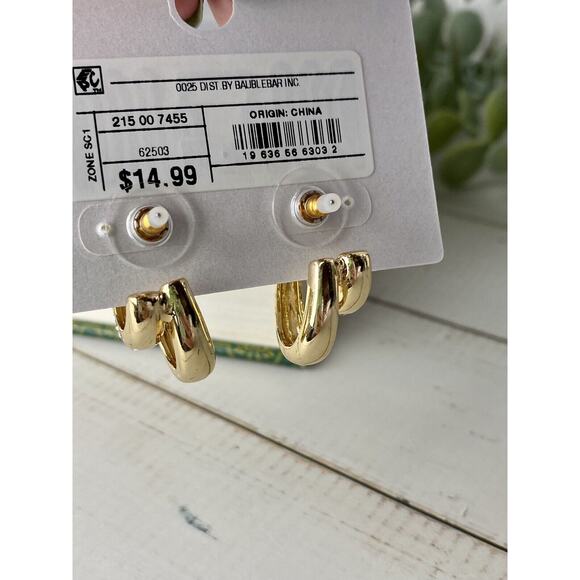 New Sugarfix by BaubleBar Doubled up Statement Earrings - Picture 4 of 7